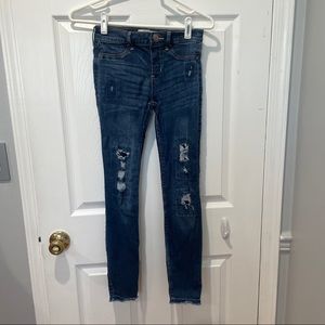 Abercrombie Kids girls jeans, slim fit 13/14, excellent condition
